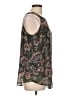 AB Studio 100% Polyester Green Sleeveless Blouse Size L - photo 4