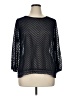 Eclair Black 3/4 Sleeve Blouse Size XL - photo 1