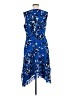 CAbi 100% Polyester Blue Cocktail Dress Size M - photo 2