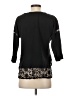 French Connection Black 3/4 Sleeve Top Size S - photo 2