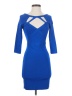 Venus Argyle Blue Cocktail Dress Size 4 - photo 1