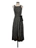 Maeve Stripes Gray Casual Dress Size XS - photo 1