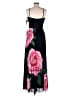 Xscape 100% Polyester Floral Black Cocktail Dress Size 6 - photo 2