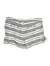 St. Tropez West 100% Linen Stripes Gray Shorts Size 8 - photo 2