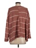 Ces Femme Stripes Brown Pullover Sweater Size S - photo 2