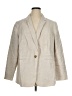 Talbots 100% Linen Solid Ivory Blazer Size 16 - photo 1