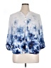 Alfred Dunner Blue 3/4 Sleeve Blouse Size 1X - photo 1
