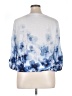 Alfred Dunner Blue 3/4 Sleeve Blouse Size 1X - photo 2