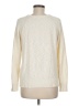 L.L.Bean 100% Cotton Ivory Pullover Sweater Size Med R - photo 2
