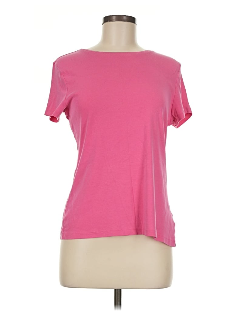 Pre-owned Talbots Short Sleeve T-shirt In Pink