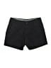 Uniqlo 100% Cotton Solid Black Shorts Size 0 - photo 1
