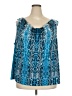 Calvin Klein Blue Sleeveless Blouse Size 3X - photo 1