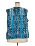 Calvin Klein Blue Sleeveless Blouse Size 3X - photo 2