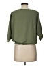 MICHAEL Michael Kors Green 3/4 Sleeve Blouse Size L - photo 2