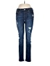 Express Hearts Blue Jeans Size 6 - photo 1