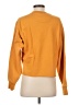 Uniqlo 100% Cotton Orange Pullover Sweater Size S - photo 2
