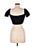 Zara Black Short Sleeve Top Size M - photo 2