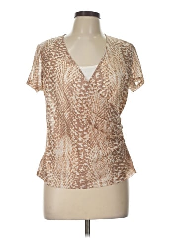 Tahari Short Sleeve Blouse (view 1)