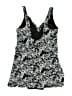White Stag Paisley Black Swimsuit Cover Up Size L - photo 2