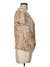 Tahari Tan Short Sleeve Blouse Size L - photo 4