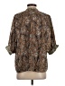 Chufy 100% Silk Paisley Brown 3/4 Sleeve Silk Top Size XS - photo 2
