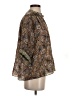 Chufy 100% Silk Paisley Brown 3/4 Sleeve Silk Top Size XS - photo 4