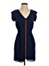 Emmelee 100% Polyester Color Block Blue Casual Dress Size S - photo 1