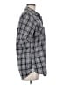 Betabrand Plaid Gray Short Sleeve Blouse Size M - photo 4