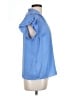 Nine West 100% Polyester Blue Short Sleeve Blouse Size L - photo 4