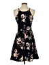 Soprano Floral Black Casual Dress Size S - photo 2