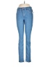H&M 100% Elastane Hearts Blue Jeans Size 8 - photo 1