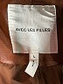 Avec Les Filles 100% Polyurethane Brown Coat Size L - photo 6