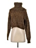 H&M Tweed Brown Turtleneck Sweater Size S - photo 1