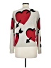 Unbranded Hearts Gray Cardigan Size M (estimated) - photo 2