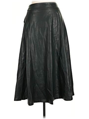 Zara Faux Leather Skirt (view 2)