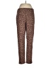 Ann Taylor Animal Print Brown Casual Pants Size M - photo 1