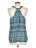 Cynthia Rowley 100% Polyester Teal Sleeveless Blouse Size L - photo 2