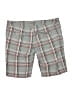 Unionbay 100% Cotton Plaid Gray Cargo Shorts Size 11 - photo 2