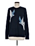 Ann Taylor LOFT Graphic Blue Pullover Sweater Size M - photo 1