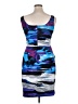 Bisou Bisou Graphic Blue Cocktail Dress Size L (estimated) - photo 2