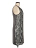 Maria Bianca Nero Tweed Silver Cocktail Dress Size M - photo 4