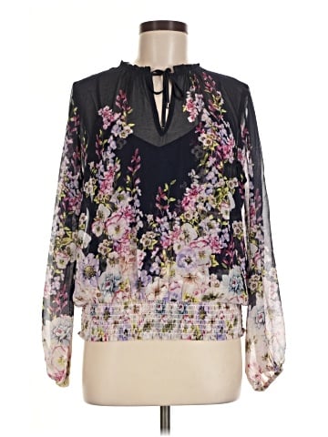 White House Black Market Long Sleeve Blouse (view 1)