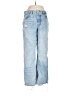 Zara Hearts Blue Jeans Size 6 - photo 1