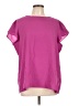 Lands' End 100% Polyester Pink Short Sleeve Top Size 18 - photo 1