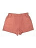 Madewell 100% Cotton Solid Orange Shorts Size L - photo 1
