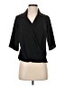Amanda Uprichard Black Short Sleeve Blouse Size P (petite) - photo 1