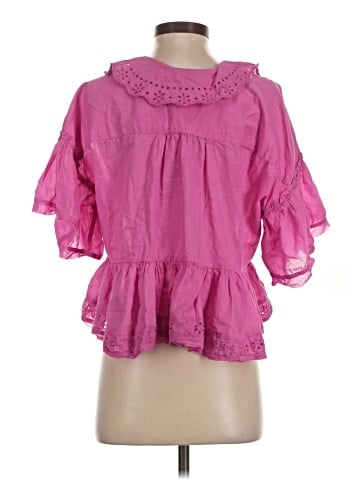 Free People Short Sleeve Blouse (view 2)