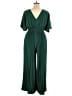 Shein 100% Polyester Green Jumpsuit Size XL - photo 2