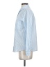 Dylan Checkered-gingham Blue Long Sleeve Blouse Size XS - photo 5