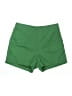 Luvamia Solid Green Shorts Size L - photo 1